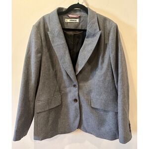 Boden Marylebone Italian Wool Blend Blazer in Gray US Size 20-22 Classic Work